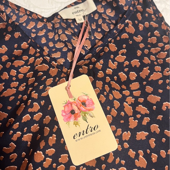 Animal print satin cami - Picture 3 of 4